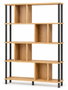 Hanah Home Peka-0045 Roble y Negro